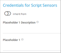 Credentials for Script Sensors